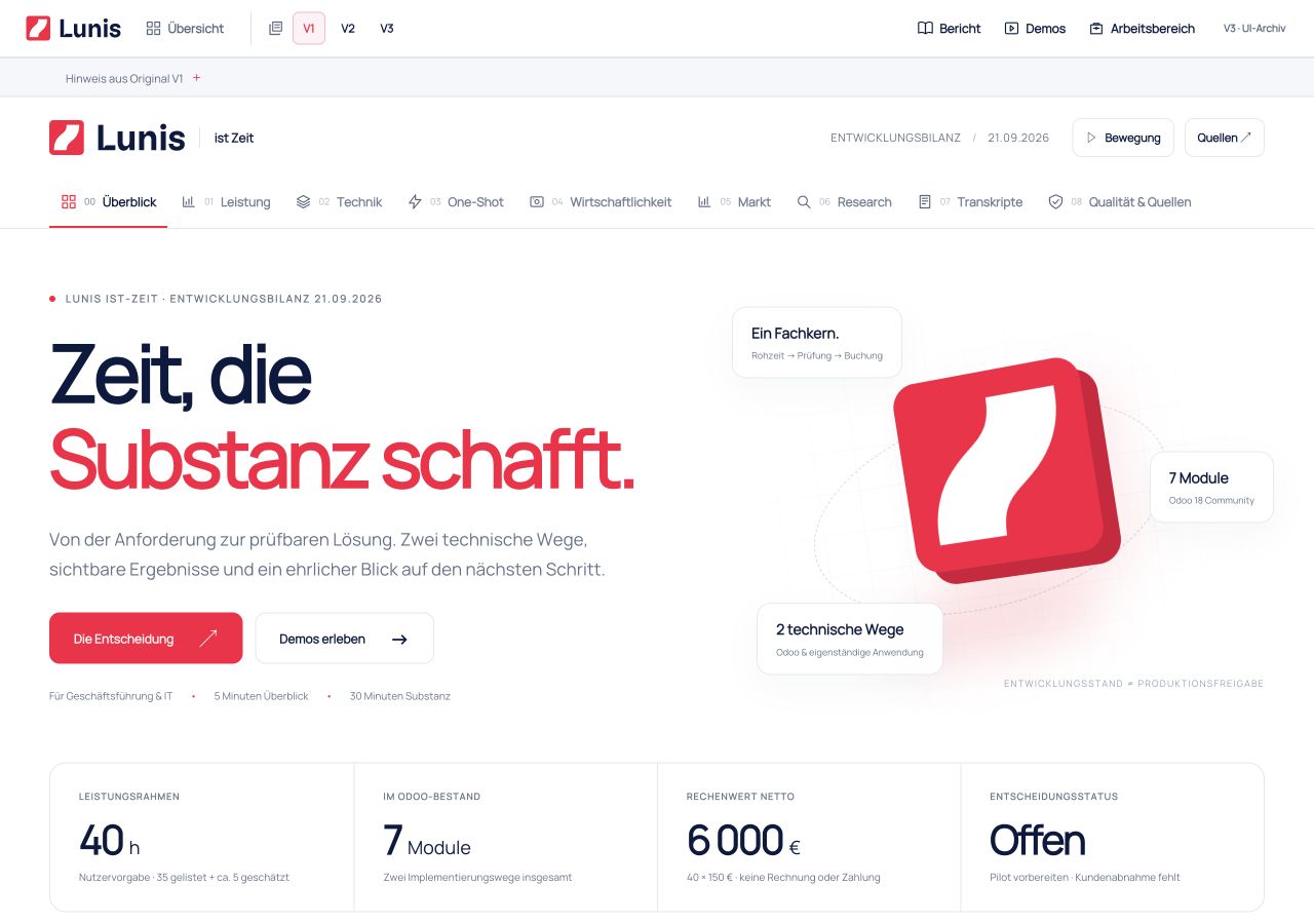 Endbericht Version 1 – Arbeitsstand